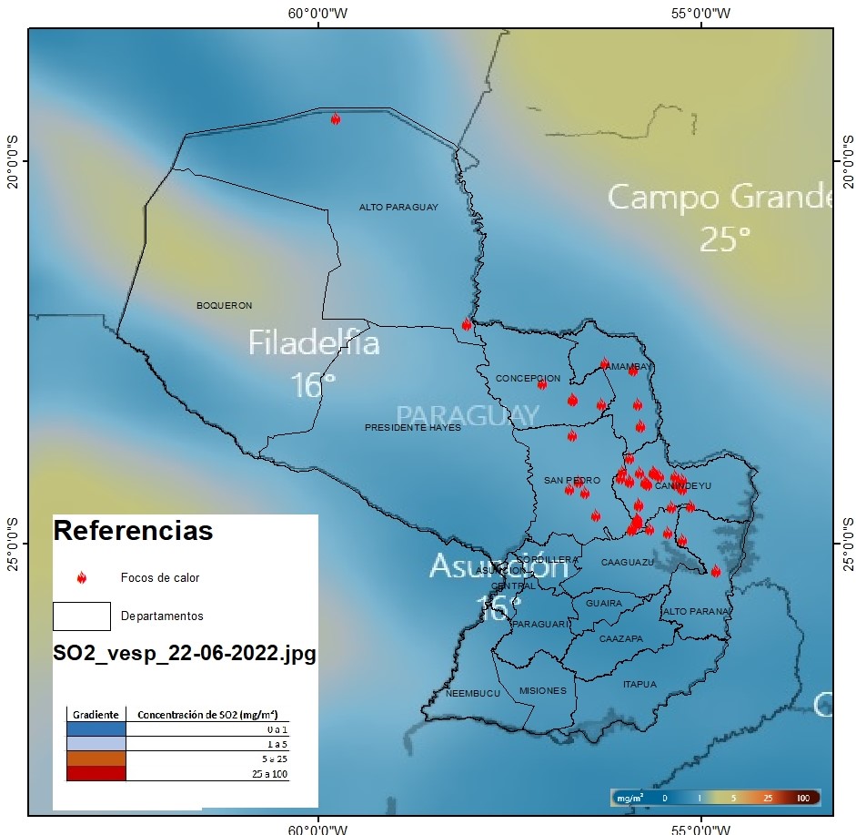 Mapa del 22-06-2022 Vespertino..