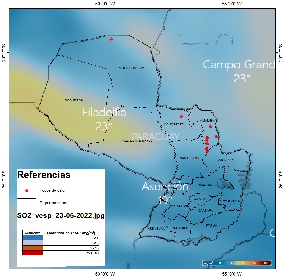 Mapa del 23-06-2022 Vespertino..