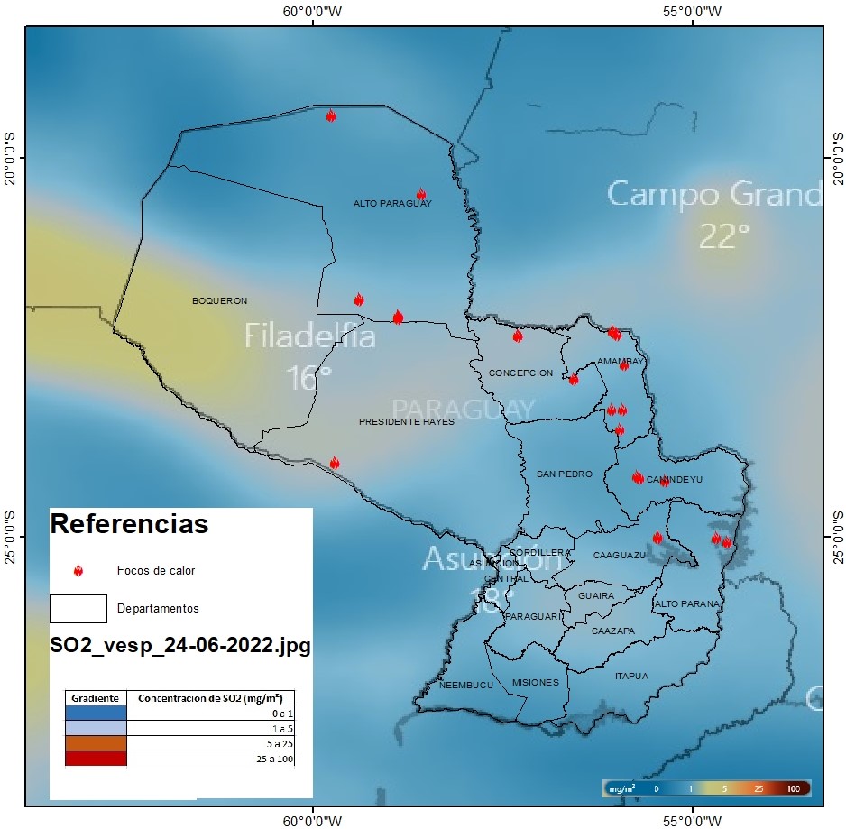 Mapa del 24-06-2022 Vespertino..