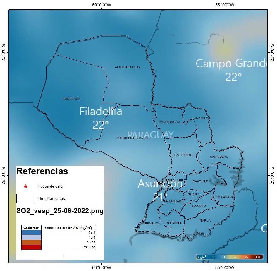 Mapa del 25-06-2022 Vespertino..