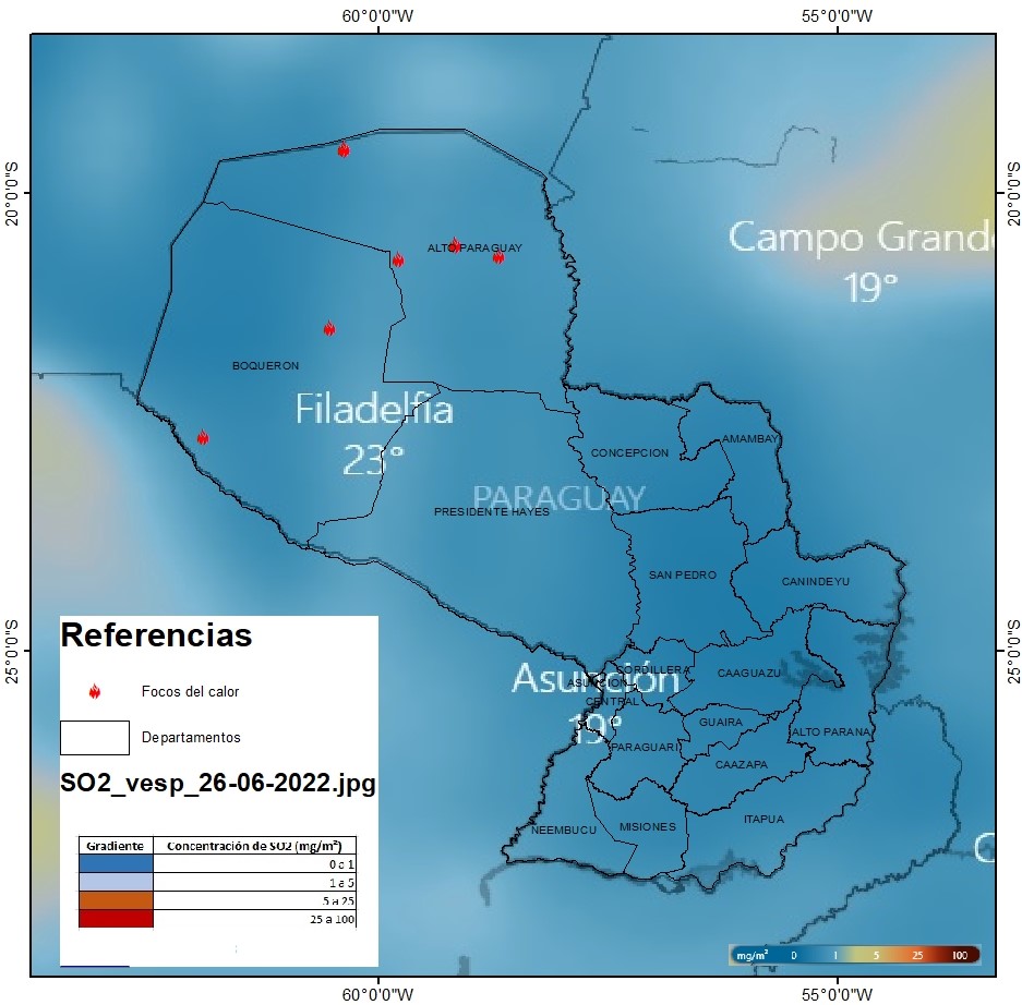 Mapa del 26-06-2022 Vespertino..