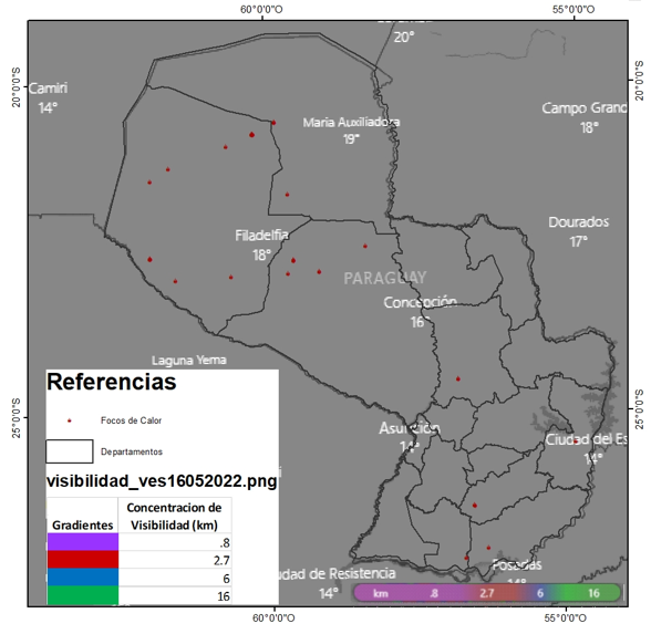 visibilidad vespertino