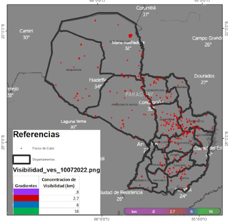 visibilidad 10 de julio tarde
