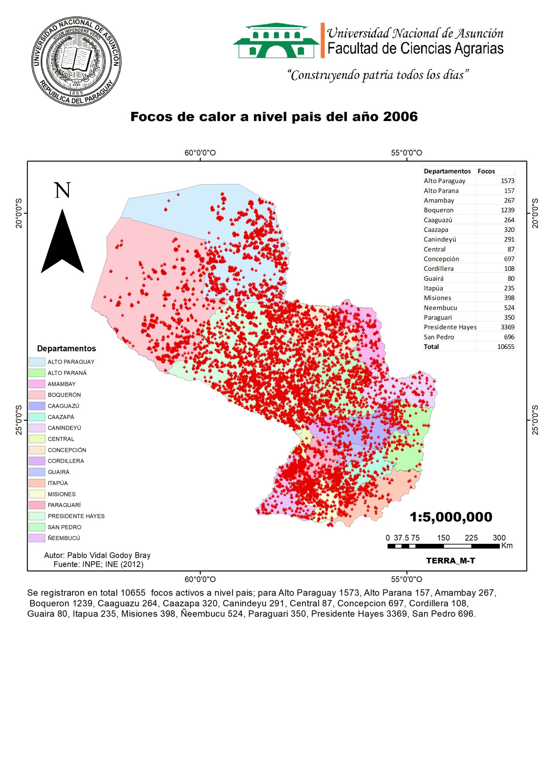 Mapa de calor 2006