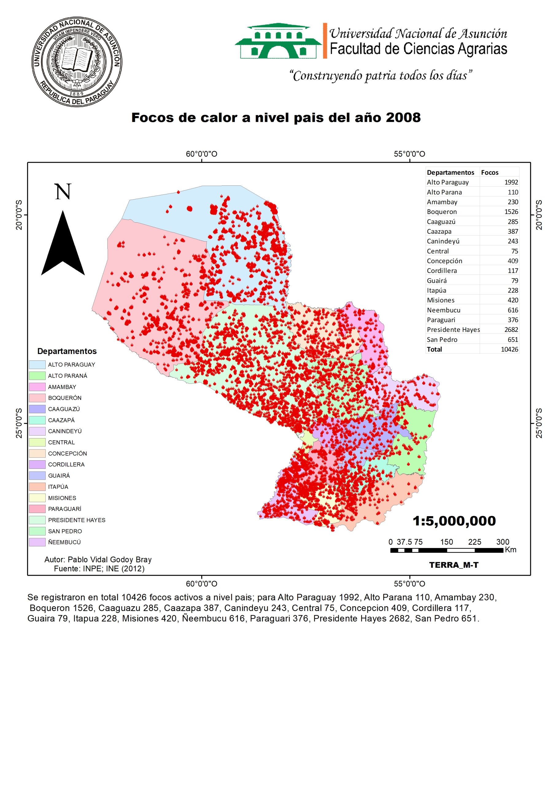 Mapa de calor 2008