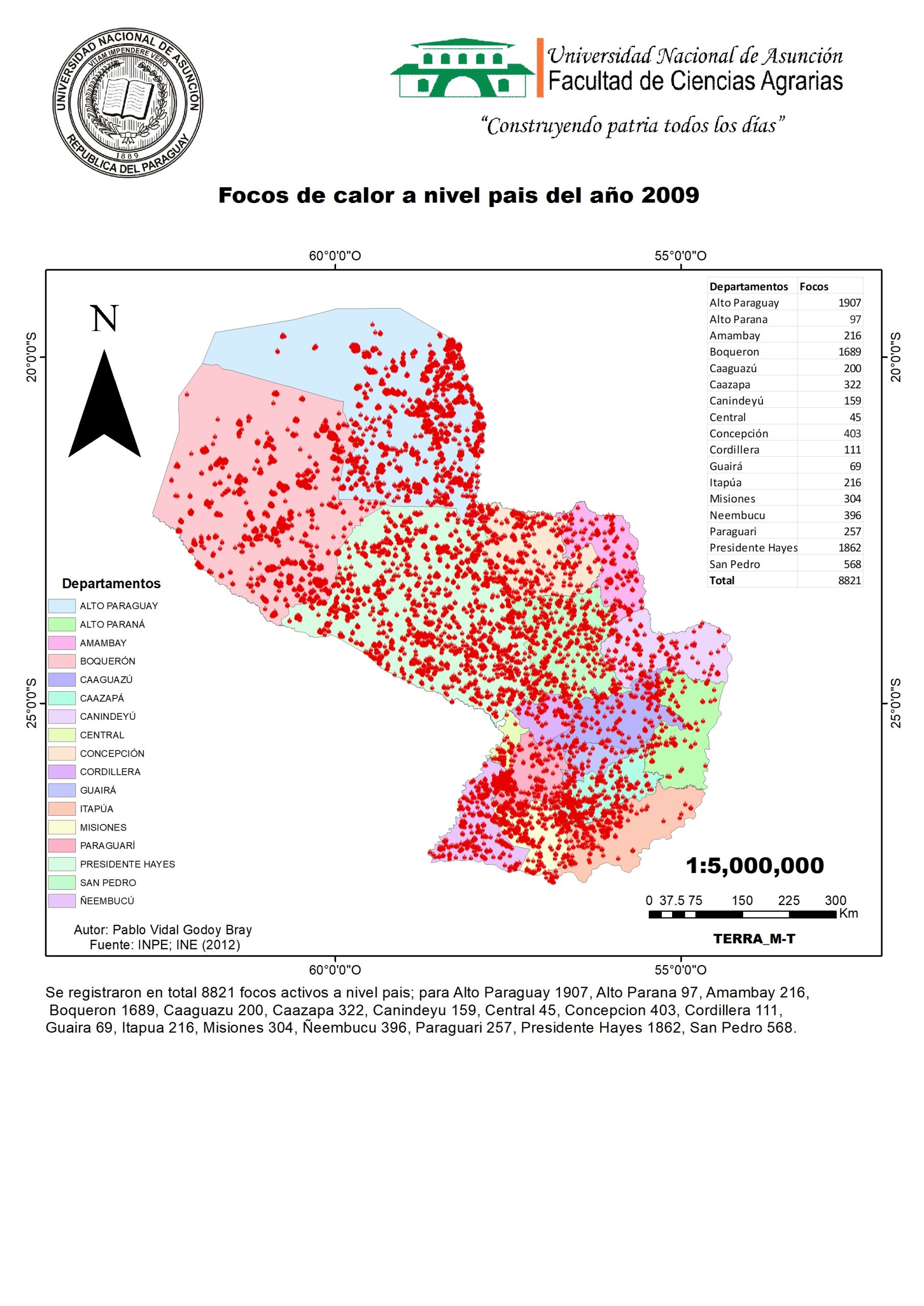 Mapa de calor 2009