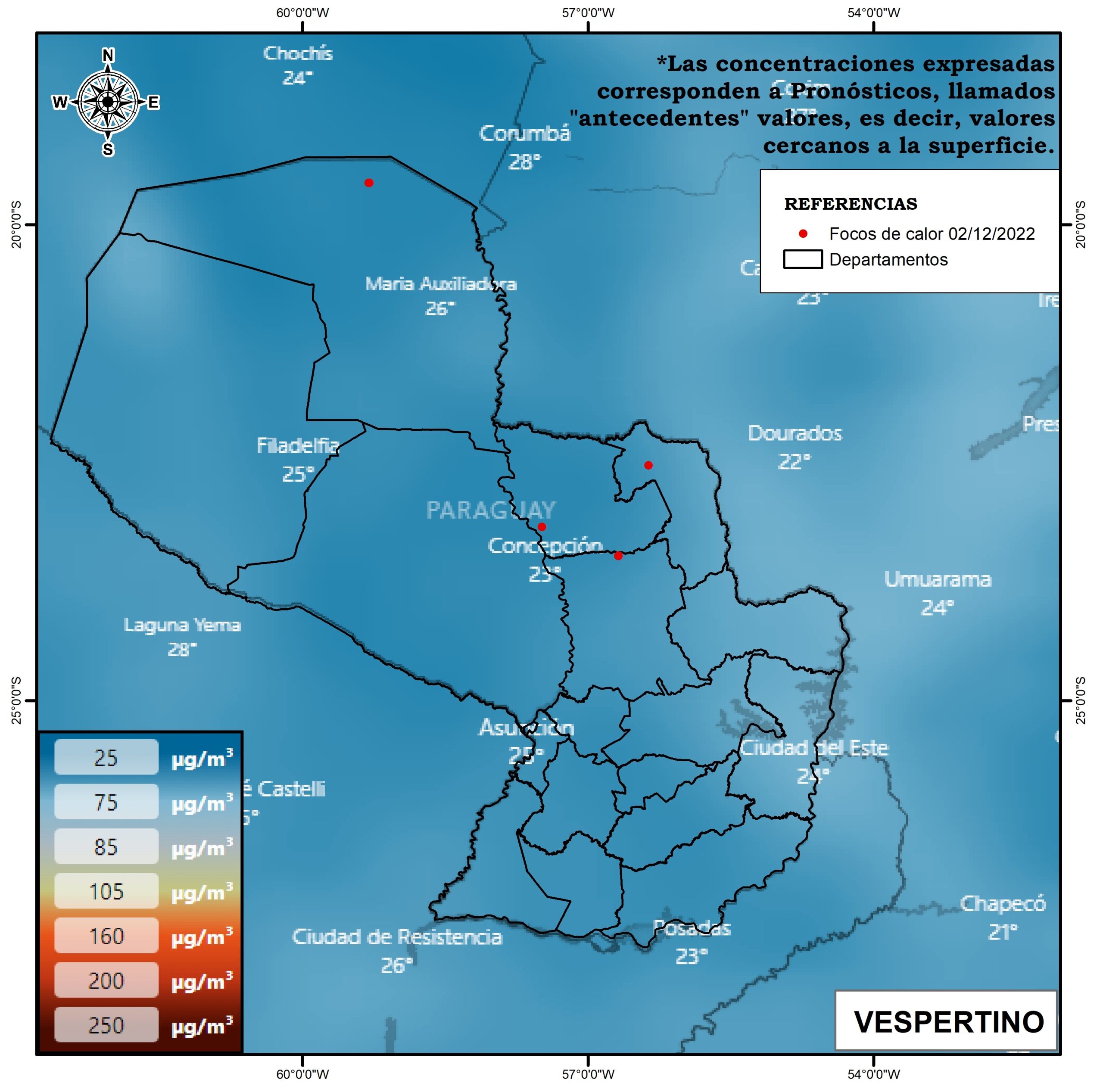 recortado vespertino